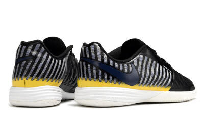 Nike Lunar Gato 2 IC Indoor & Futsal Soccer Shoes - Black/Blue/Yellow