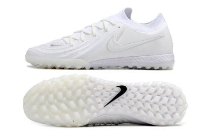 Nike Phantom GX 2 Elite TF Artificial Turf Soccer Shoes - White/Black