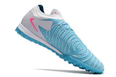 Nike Phantom GX 2 Elite TF Artificial Turf Soccer Shoes - Blue/White/Pink