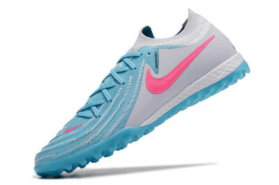 Nike Phantom GX 2 Elite TF Artificial Turf Soccer Shoes - Blue/White/Pink
