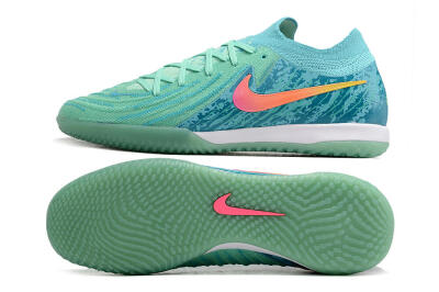 Nike Phantom GX 2 Elite IC Indoor & Futsal Soccer Shoes - Jade/Pink/Orange