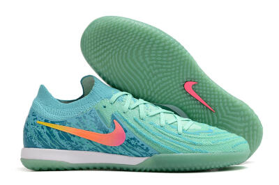 Nike Phantom GX 2 Elite IC Indoor & Futsal Soccer Shoes - Jade/Pink/Orange