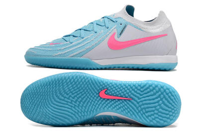 Nike Phantom GX 2 Elite IC Indoor & Futsal Soccer Shoes - Blue/White/Pink