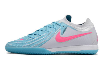 Nike Phantom GX 2 Elite IC Indoor & Futsal Soccer Shoes - Blue/White/Pink