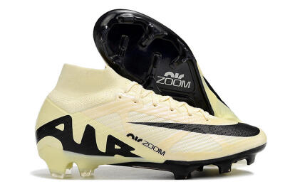 Nike Air Zoom Mercurial Superfly 9 Elite FG Firm Ground Soccer Cleats - Beige/Black