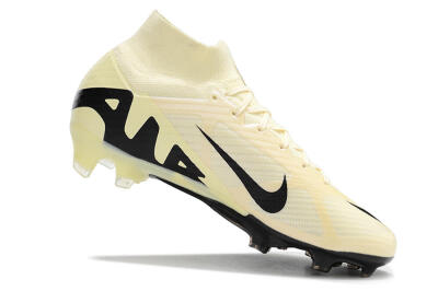 Nike Air Zoom Mercurial Superfly 9 Elite FG Firm Ground Soccer Cleats - Beige/Black