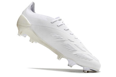 Adidas Predator Elite FG Firm Ground Soccer Cleats - White/Silver