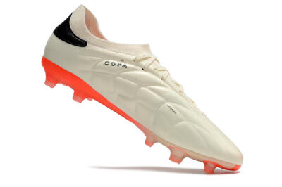 Adidas Copa Pure 2+ FG Firm Ground Soccer Cleats - Beige/Black/Red