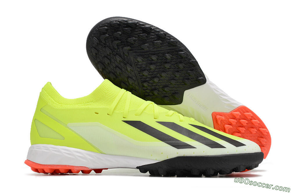 Adidas X Crazyfast.3 TF Artificial Turf Soccer Shoes - Yellow/Black/Red 1