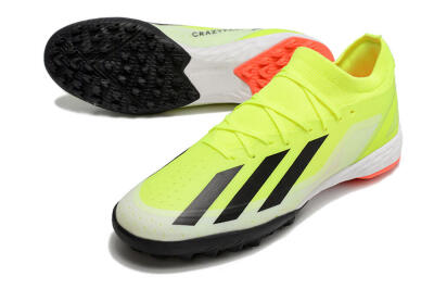Adidas X Crazyfast.3 TF Artificial Turf Soccer Shoes - Yellow/Black/Red