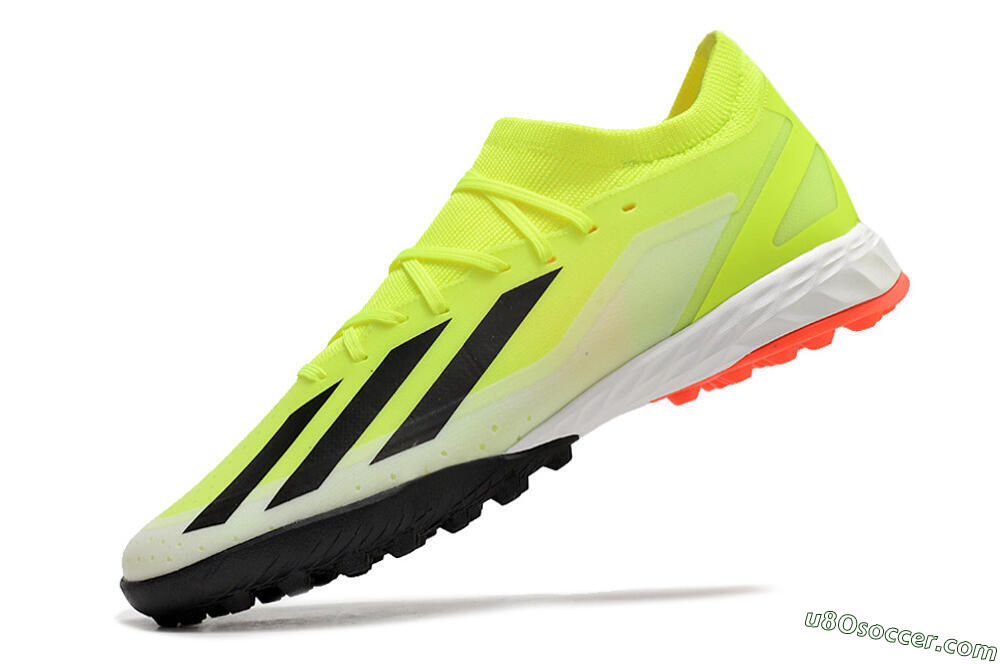 Adidas X Crazyfast.3 TF Artificial Turf Soccer Shoes - Yellow/Black/Red 5