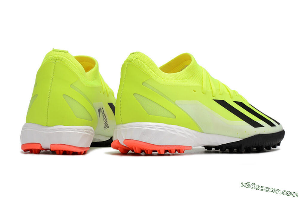 Adidas X Crazyfast.3 TF Artificial Turf Soccer Shoes - Yellow/Black/Red 6