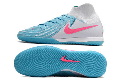 Nike Phantom Luna Elite NU IC Indoor & Futsal Soccer Shoes - Blue/White/Pink