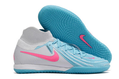 Nike Phantom Luna Elite NU IC Indoor & Futsal Soccer Shoes - Blue/White/Pink