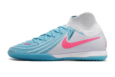 Nike Phantom Luna Elite NU IC Indoor & Futsal Soccer Shoes - Blue/White/Pink