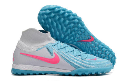 Nike Phantom Luna Elite NU TF Artificial Turf Soccer Shoes - Blue/White/Pink