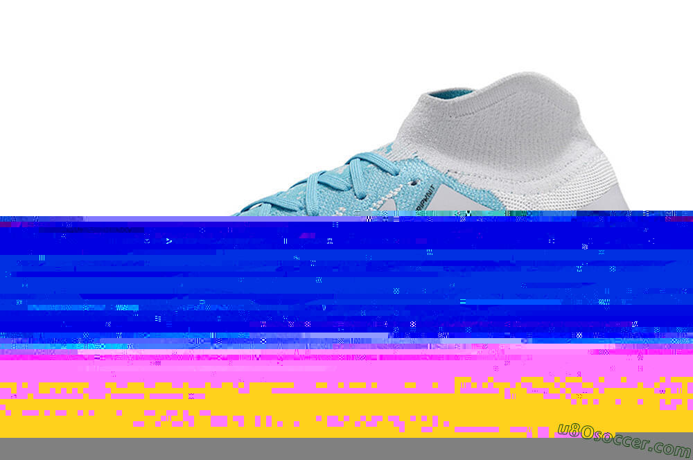 Nike Phantom Luna Elite NU TF Artificial Turf Soccer Shoes - Blue/White/Pink 2