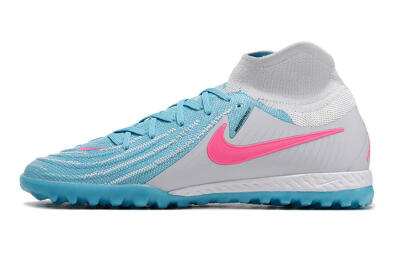 Nike Phantom Luna Elite NU TF Artificial Turf Soccer Shoes - Blue/White/Pink