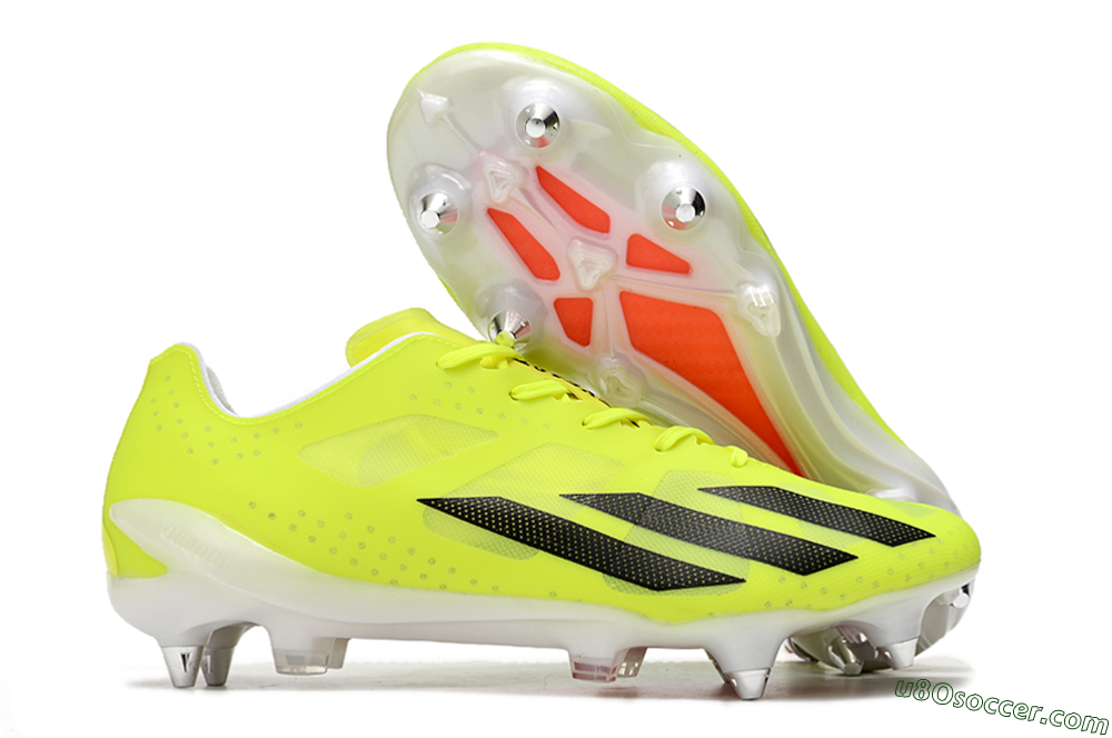Adidas X Crazyfast.1 SG Soft Ground Soccer Cleats - Yellow/Black/Red 1