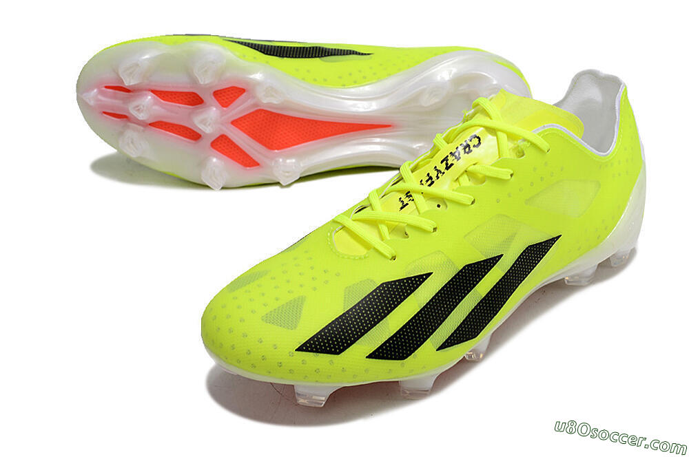 Adidas X Crazylight+ FG Firm Ground Soccer Cleats - Yellow/Black/Red 3