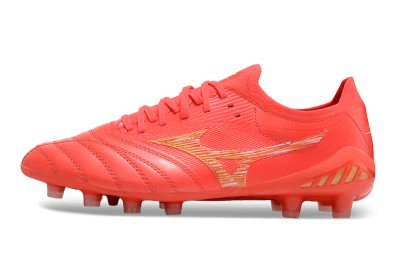 Mizuno Morelia Neo 3 FG Firm Ground Soccer Cleats - Red/Yellow
