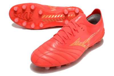Mizuno Morelia Neo 3 FG Firm Ground Soccer Cleats - Red/Yellow