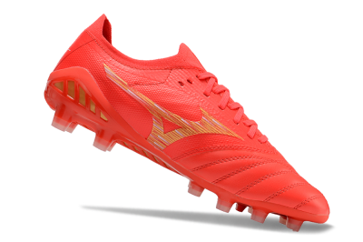 Mizuno Morelia Neo 3 FG Firm Ground Soccer Cleats - Red/Yellow