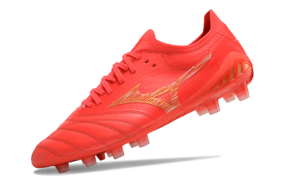 Mizuno Morelia Neo 3 FG Firm Ground Soccer Cleats - Red/Yellow