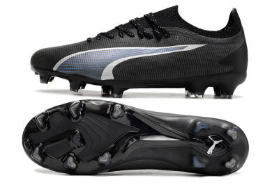 Puma Ultra Ultimate FG Firm Ground Soccer Cleats - Black/Blue/White