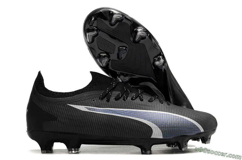 Puma Ultra Ultimate FG Firm Ground Soccer Cleats - Black/Blue/White 1