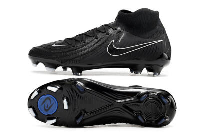 Nike Phantom Luna Elite FG Firm Ground Soccer Cleats - Black/White/Blue