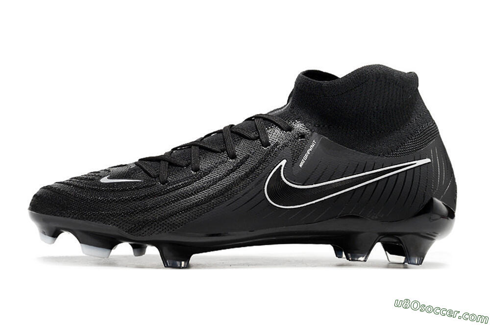 Nike Phantom Luna Elite FG Firm Ground Soccer Cleats - Black/White/Blue 2