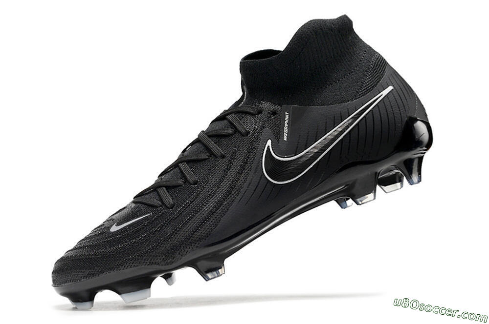 Nike Phantom Luna Elite FG Firm Ground Soccer Cleats - Black/White/Blue 5