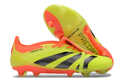 Adidas Predator Elite Foldover Tongue FG Firm Ground Soccer Cleats - Yellow/Black/Red