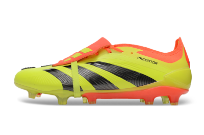 Adidas Predator Elite Foldover Tongue FG Firm Ground Soccer Cleats - Yellow/Black/Red