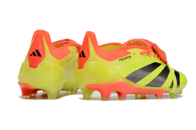 Adidas Predator Elite Foldover Tongue FG Firm Ground Soccer Cleats - Yellow/Black/Red