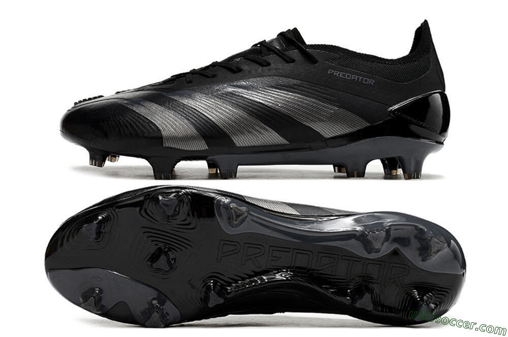 Adidas Predator Accuracy.1 FG Firm Ground Soccer Cleats - Black/Dark Blue 0