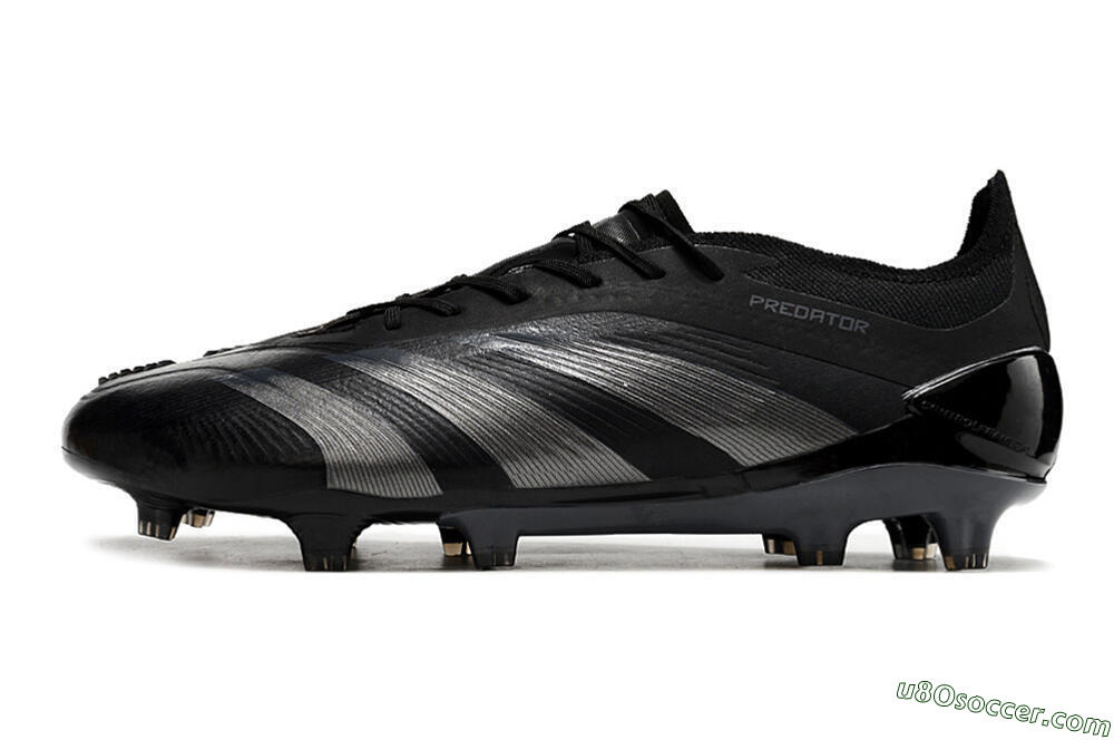 Adidas Predator Accuracy.1 FG Firm Ground Soccer Cleats - Black/Dark Blue 2