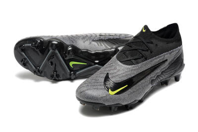 Nike Phantom GX Elite FG Firm Ground Soccer Cleats - Black/Grey/Yellow