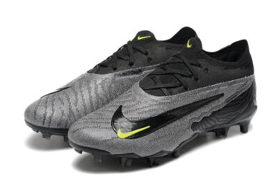 Nike Phantom GX Elite FG Firm Ground Soccer Cleats - Black/Grey/Yellow