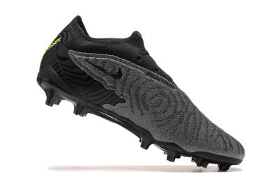Nike Phantom GX Elite FG Firm Ground Soccer Cleats - Black/Grey/Yellow