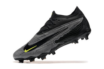 Nike Phantom GX Elite FG Firm Ground Soccer Cleats - Black/Grey/Yellow