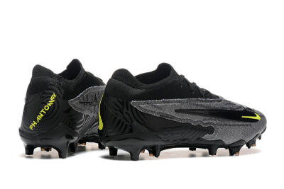 Nike Phantom GX Elite FG Firm Ground Soccer Cleats - Black/Grey/Yellow