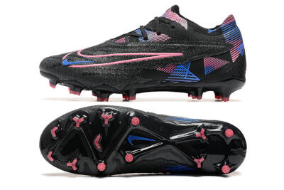 Nike Phantom GX Elite FG Firm Ground Soccer Cleats - Black/Pink/Blue