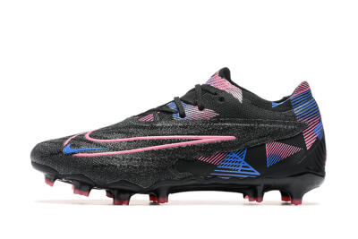 Nike Phantom GX Elite FG Firm Ground Soccer Cleats - Black/Pink/Blue