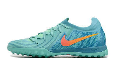 Nike Phantom Luna Elite TF Artificial Turf Soccer Shoes - Jade/Orange/Yellow