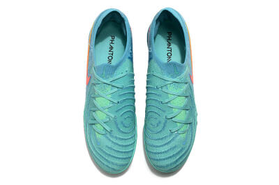 Nike Phantom Luna Elite TF Artificial Turf Soccer Shoes - Jade/Orange/Yellow
