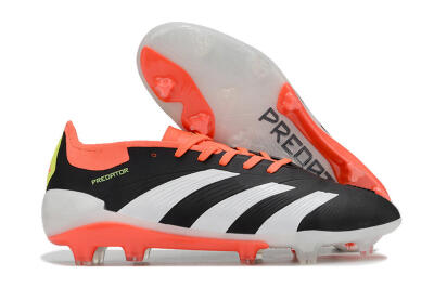 Adidas Predator Elite FG Firm Ground Soccer Cleats - Black/White/Pink