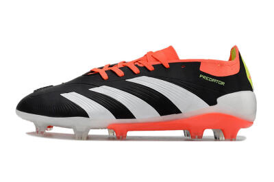 Adidas Predator Elite FG Firm Ground Soccer Cleats - Black/White/Pink