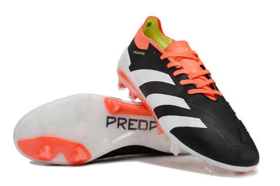 Adidas Predator Elite FG Firm Ground Soccer Cleats - Black/White/Pink